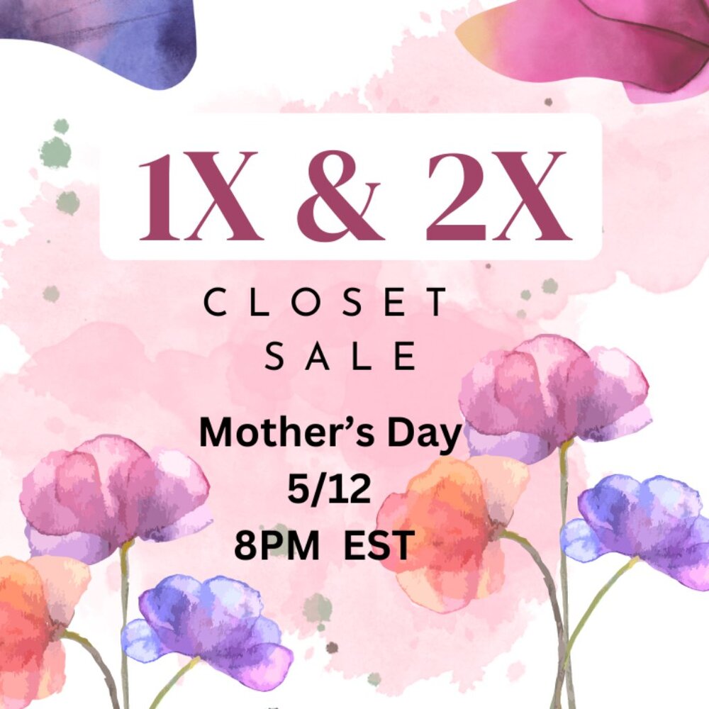 1X & 2X Closet Sale!